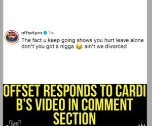 Offset Responds to Cardi B’s Instagram Live in the Baller Alert Comments: “Aren’t We Divorced?”