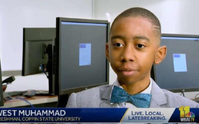 14-YEAR-OLD WEST MUHAMMAD MAKES HISTORY AS THE YOUNGEST FRESHMAN AT COPPIN STATE UNIVERSITY