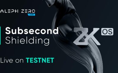 Aleph Zero Launches Subsecond Shielding on Testnet, Delivering Client-Side ZK Privacy for DeFi