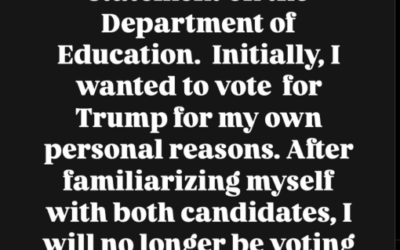 Alexis Sky Declares She’s No Longer Voting for Donald Trump After Learning of His Plans to Defund the Department of Education [Video]