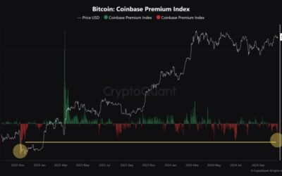 Bitcoin Coinbase Premium Falls To Record Lows, Potential Price Drop Imminent?