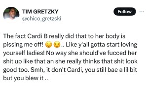 Cardi B Goes Off on Fans Body-Shaming Her Post-Pregnancy Look: “You Look Like a Potato!”