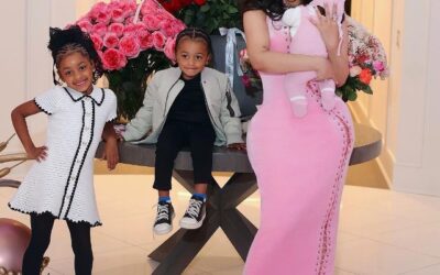 CARDI B POSES IN SWEET BIRTHDAY SHOOT WITH ALL THREE OF HER KIDS