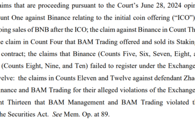 Court Rulings in Binance vs. SEC Lawsuit: A Game Changer for the Crypto Market