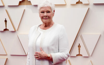 Dame Judi Dench becomes tearful after being asked about Dame Maggie Smith’s death