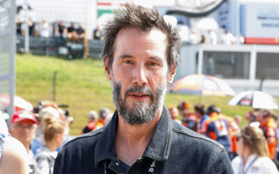 Keanu Reeves makes professional race debut