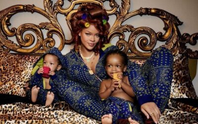 RIHANNA AND KIDS, RZA AND RIOT, GET COZY IN MATCHING SAVAGE X FENTY ONESIES