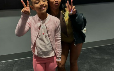 SERENA WILLIAMS’ DAUGHTER, OLYMPIA, MEETS OLYMPIAN, SIMONE BILES