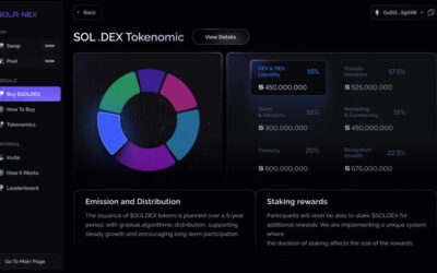 Solanex, Pioneering AI-Driven DEX on Solana, Launches $SOLDEX Token Sale