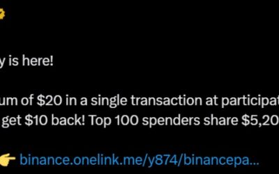 Binance Launches Cashback Shopping Event Ahead of Blackfriday