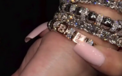 CARDI B DROPS MAJOR HINT ABOUT BABY’S NAME WITH DIAMOND BRACELET