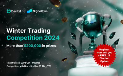 Deribit and SignalPlus Launch $200,000 Winter Trading Competition