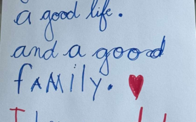 DRAKE SHARES SWEET HANDWRITTEN NOTE FROM SON, ADONIS