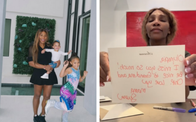 THIS IS HOW SERENA WILLIAMS STAYS CLOSE TO DAUGHTER, OLYPMIA, WHEN SHE’S AWAY