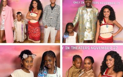 TIA MOWRY, THE WADE GIRLS, AND MALIKA HAQQ ATTEND MOANA 2 PREMIERE