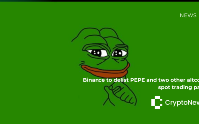 Binance to delist PEPE and two other altcoins spot trading pairs