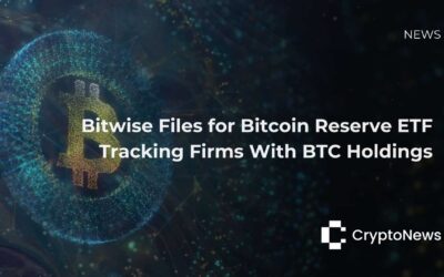 Bitwise Files for Bitcoin Reserve ETF Tracking Firms With BTC Holdings