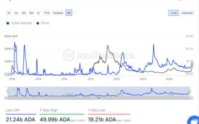 Cardano (ADA) Sees $25.48 Billion in Large Transactions Amid Market Decline