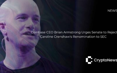 Coinbase CEO Brian Armstrong Urges Senate to Reject Caroline Crenshaw’s Renomination to SEC  