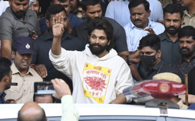 Indian actor freed on bail after spending night in jail in stampede case