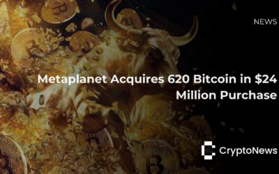 Metaplanet Acquires 620 Bitcoin in $24 Million Purchase