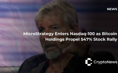 MicroStrategy Enters Nasdaq-100 as Bitcoin Holdings Propel 547% Stock Rally