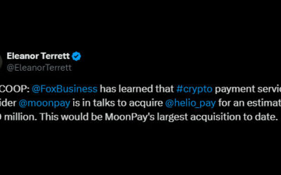 MoonPay Considers Buying HelioPay to Rival Coinbase Commerce in Crypto Payments