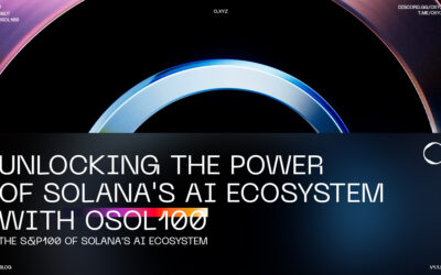 O.XYZ Launches OSOL100 AI Index – The S&P 100 of Solana’s AI Ecosystem