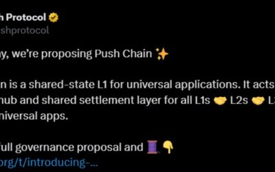 Push Protocol Introduces Push Chain: A Shared State L1 for Universal Apps