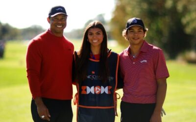 TIGER WOODS HAS ‘THRILL OF A LIFETIME’ WITH HIS SON AND DAUGHTER AT PNC CHAMPIONSHIP