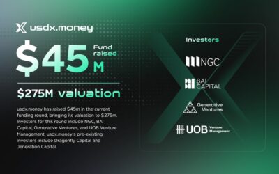 usdx.money Secures $45m New Financing at $275m Valuation