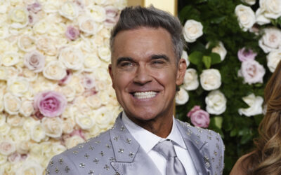 Robbie Williams takes on surprise role as wedding officiant at New York City screening of Better Man