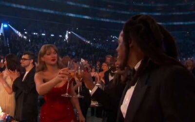 Taylor Swift celebrates Beyoncé’s win with Jay-Z after missing out on Album of the Year Grammy