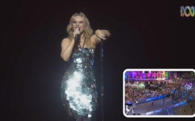 Kylie’s special tribute to Mardi Gras at Sydney Tension Tour