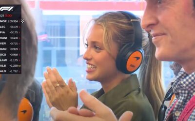 Five-second clip sends rumours about Formula One star Lando Norris’ romance into overdrive