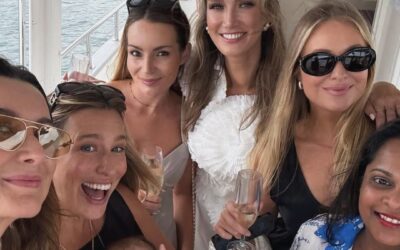 Inside Delta Goodrem’s epic yacht hen’s do ahead of wedding to fiancé Matthew Copley
