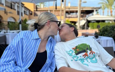 Adorable Aussie detail spotted in Sam Kerr’s holiday photos with fiancée Kristie Mewis and their son