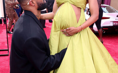 Celebrities dazzle on the BET Awards 2025 red carpet as star couple announce their pregnancy