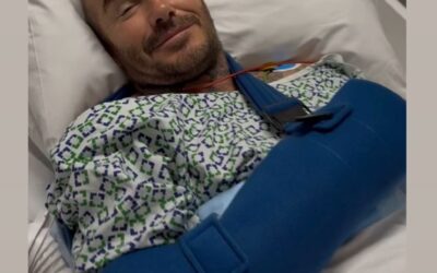 ‘Get well soon’: Victoria Beckham shares photo of David in hospital