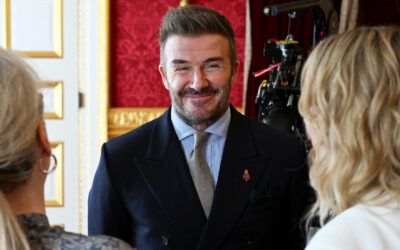 ‘Truly humbling’: David Beckham receives knighthood from King Charles