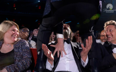 WATCH: Hollywood megastar Keanu Reeves reacts after being straddled during co-star’s Tony Awards performance