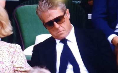Hugh Grant caught dozing off at Wimbledon after bagging a ticket to the coveted Royal Box