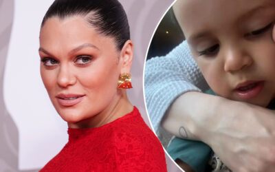 ‘Mummy’s gonna be OK’: Jessie J’s toddler son helps deliver breast cancer update to fans