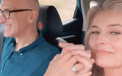 Supermodel Paulina Porizkova announces her engagement and shows off her huge diamond ring