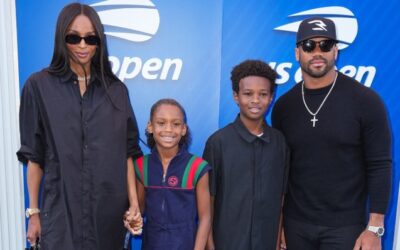 RUSSELL WILSON, CIARA, AND KIDS SERVE STYLE AT THE 2025 US OPEN